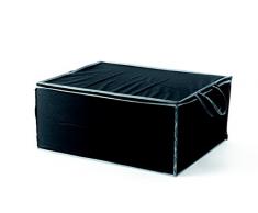 COMPACTOR Custodia salvaspazio per Piumone, Chiusura lampo 100% ermetica, Antipolvere, Nero, Polipropilene e EVA, 55 x 45 x H. 25 cm, RAN6273