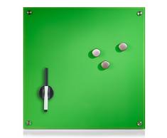 Zeller 11646 - Lavagna magnetica in vetro, colore verde