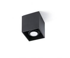 Faro 63271 - TECTO-1 Lampada plafoniera nera GU10