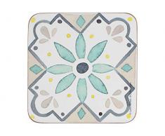 creative tops C000327Â Premium sottobicchieri con motivo stampato con designpiastrelle verdi