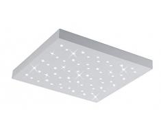 Trio Leuchten Titus Lampada da soffitto 22 W, Bianco, 50 x 50 cm