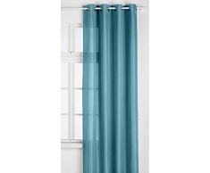 Lovely Casa r68538007Â BEA Tenda a Occhielli Poliestere Turchese 260Â x 140Â cm
