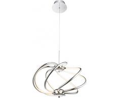 Globo Barna - Plafoniera a LED, cromata