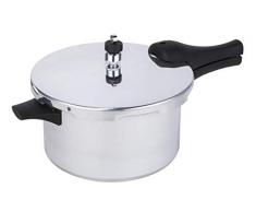 Prestige pentola a pressione in alluminioÂ âÂ Piano cottura a induzione adatto a baseÂ âÂ 6,8Â kilogram psi, argento, Silver, 4 l