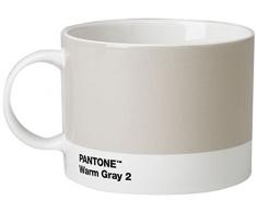Copenhagen design Pantone Cup, Tea/Coffee Mug, fine China (Ceramic), 475 ml, Grey, Warm Gray 2 C, Porcellana, One Size