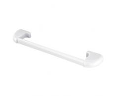 FERIDRAS Gioia Portasciugamani, ABS, Bianco, 3x9x41.5 cm