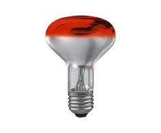 Paulmann Riflettore Lampada, Vetro, 60Â W, E27, Vetro, Rot, E27 60 Wattsw