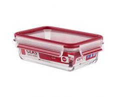 Emsa Clip & Close Vetro Contenitore Salvafreschezza, Rettangolare