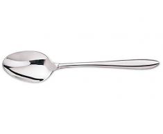 Arcos Serie Berlin - Scatola 12 Pezzi Cucchiaio Dessert Cucchiaio Frutta Cucchiaio Tavola - Monoblocco Unipezzo Acciaio Inossidabile 18/10 e 180 mm Colore Argento (12 PCS)