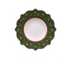 Villeroy & Boch Toys Delight Piatto Fondo, 26 cm, Verde, 1 pezzo