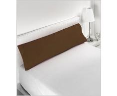 Miracle Home - Federa per Cuscino, Morbida e Confortevole, in Cotone 50% Poliestere, 105 cm, Colore: Cioccolato