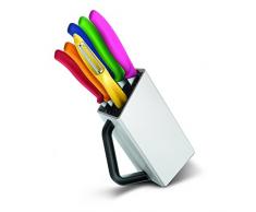 Victorinox SwissClassic Blocco Coltelli, Bianco, Madiano