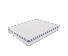 MiaSuite Materasso matrimoniale memoryfoam misura 160x195 altezza 22 cm ortopedico rivestimento in cotton modello easy