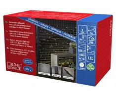 Konstsmide 3767-100 LED luci rete, plastica, nero