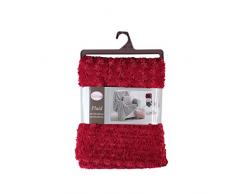 Fascino e Douceur Plaid 130Â x 160Â cm imitazione pelliccia Himalaya, Poliestere, rosso, 160Â x 130Â cm