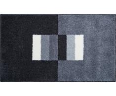 Linea Due CAPRICIO Tappeto per Il Bagno, Poliacrilico Supersoft, Grigio, 60 x 100 cm