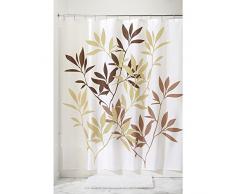 InterDesign Fogie Tenda Doccia, Tessuto, Testa di Moro, 183 x 183 cm