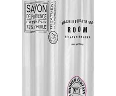 Sealskin Savon de Provence Tenda da Doccia, Poliestere, Bianco, 180 x 200 cm