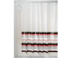 InterDesign Tenda Doccia Maxwell, Vinile, Nero, 180x0.2x200 cm