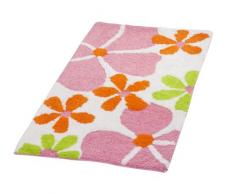 Ridder Hippy 7353020-350 Tappeto 100% cotone ca. 60x100 cm colore: Multicolore/Rosato