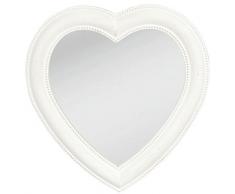 Clayre & Eef 62S020 - Specchio da Parete Vintage, Stile Rustico, 27 x 3 x 28 cm