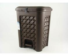 Tontarelli Pattumiera C/Pedale 18L Arianna wengè