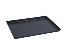 Paderno 41745-40 Teglia Rettangolare in ferro blu â Stampo da forno antiaderente, bordi alti, utilizzabile come vassoio, 40 x 30 cm, Altezza 3 cm