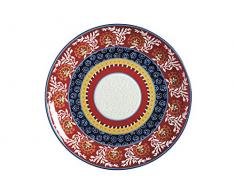 Maxwell & Williams Boho Vassoio Tondo da Tavola a Fantasia Floreale, Multicolore, Unica