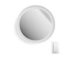 Philips Hue Adore Specchio Luminoso da Bagno, Dimmerabile, Cromato