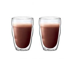 Bodum 10485-10 - Set 2 bicchieri a doppia parete, 0,35 l
