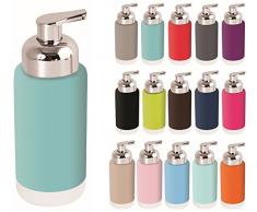 MSV - Distributore di Sapone Moderno 22 x 6,5 x 6,5 cm. Blu Chiaro