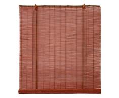 Estores Collection Tenda a Rullo Bamboo Mattone 90 x 175 cm