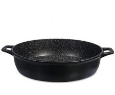 H&H 884440 Tegame, Pietra, 40 cm, Alluminio, Antracite