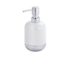 Wenko 21647100Â Melfi Dispenser Sapone, Ceramica, 9Â x 16,6Â x 8,4Â cm, Bianco