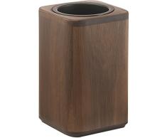 Gedy Porta spazzolini Dafne, Bambu, Noce, 8Â x 8Â x 13Â cm