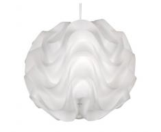 Oaks Lightning Akari - Lampadario scolpito, colore: Bianco