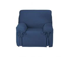 Martina Home - Copridivano con Fiocchi 1 Posto Marino