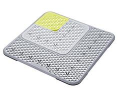 Kitchen Craft Tappetino Protettivo per lavello Regolabile, 30 x 30 cm, Colore: Grigio/Verde, 30.3 x 30.3 x 0.3 cm, 3 unitÃ 