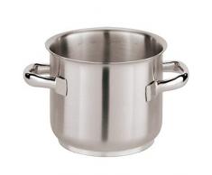 PADERNO 11010-16 Casseruola Mezza Alta, Due Maniglie, in Acciaio Inox, 16 cm