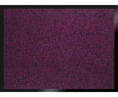 ID Opaco 608013 Mirande Tappeto Zerbino in Fibra di Nylon e PVC, in caucciÃ¹, Colore: Viola, Dimensioni: 80 x 60 x 0,9 cm