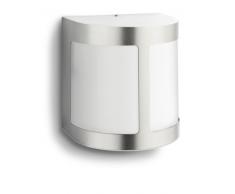 Philips Lighting Parrot Lampada da Parete a LED per Esterni, Luce Diffusa, Acciaio Inox