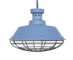 Lampada a sospensione blu Sormonne