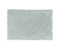 InterDesign Frizz Tappetino Bagno, Morbido, Antisdrucciolevole, Tessuto, Verde, 51x76x0.25 cm