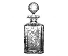 Crystaljulia Whiskey Caraffa, Cristallo, 750Â ML, 10Â x 10Â x 25Â cm