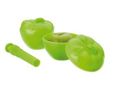 IBILI 784500 - Set da 2 Pezzi con Contenitore per la Cottura della Mela e Leva torsolo in plastica