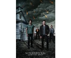 Grupo Erik FP3911 Poster Supernatural Church, carta, Multicolore, 91 x 61,5 x 0,1 cm