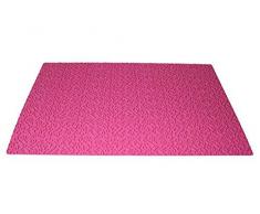 Silikomart - Tappeto in silicone decorativo arabesco 60x40, fucsia