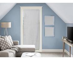 Tenda in voile per porta finestra in cotone 70x200 cm PANAMA Grigio