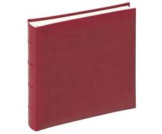 Walther, Classic, Album Fotografico, FA-371-R, 60 Pagine Bianche, 26x25 cm, Rosso Vino