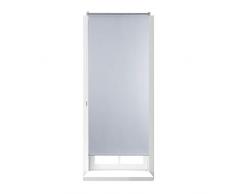 Relaxdays, Bianca Tenda a Rullo Oscurante, Termica, Isolante, Adesiva, per Finestre, 70x160 cm, Tessuto L: 66, 70 x 160